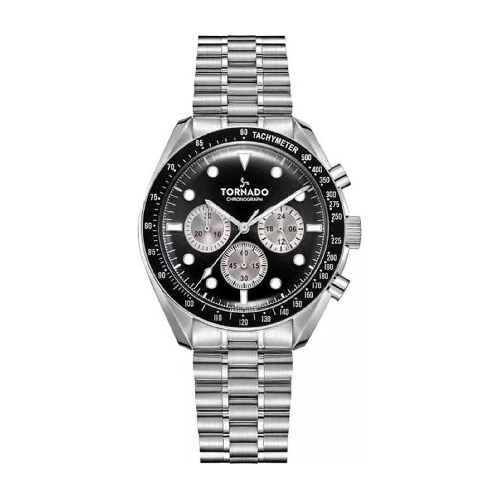Tornado T22103-SBSB Men's Chronograph, 42 mm, Steel Bracelet