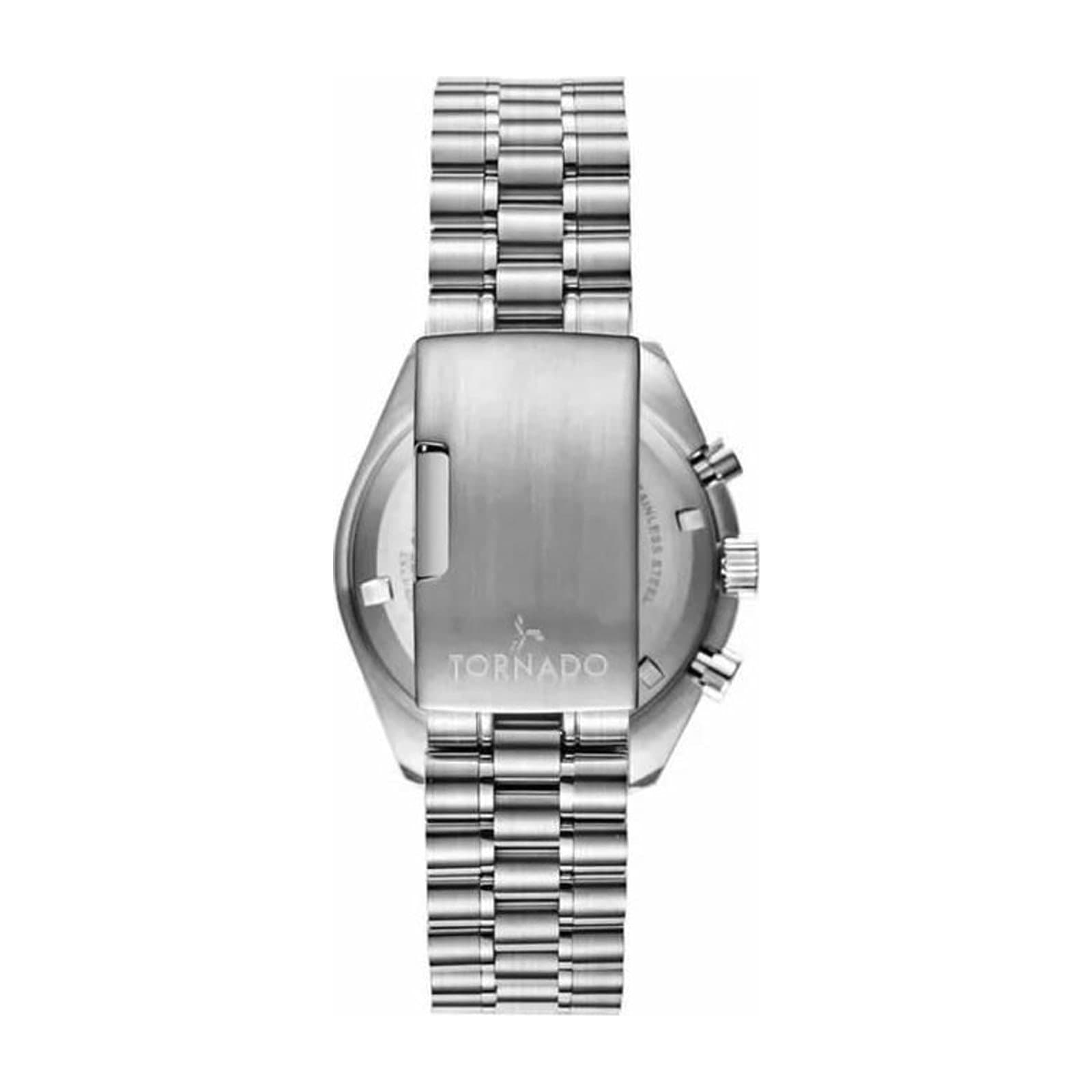 Tornado T22103-SBSB Men's Chronograph, 42 mm, Steel Bracelet, Black Dial — alternate view