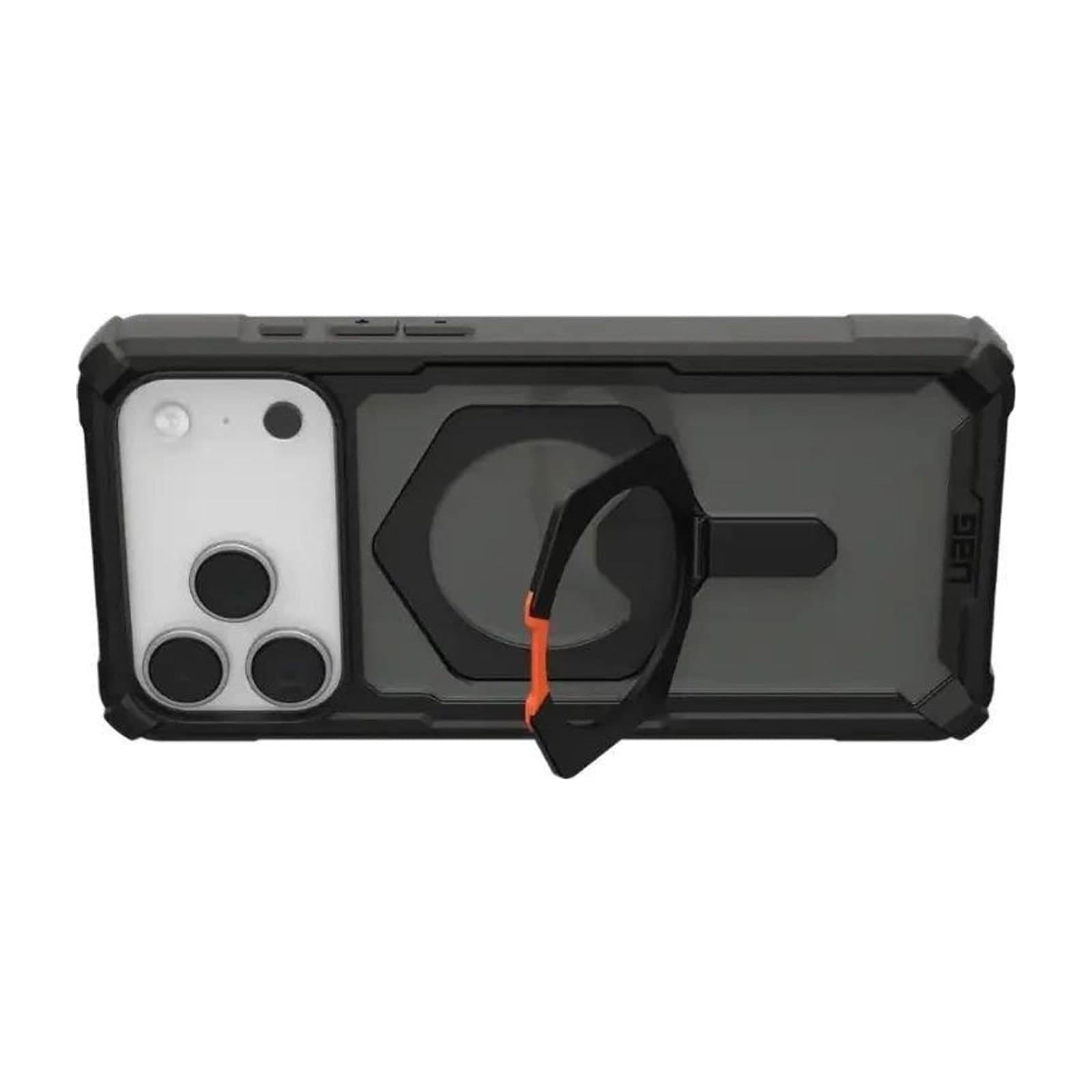 UAG Plasma XTE MagSafe Case for iPhone 17 Pro Max, Black and Orange — alternate view