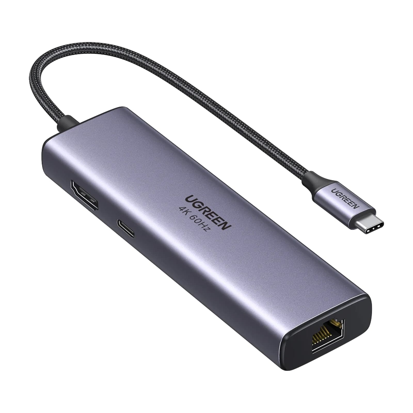 UGREEN Revodok 107 USB-C hub, silver