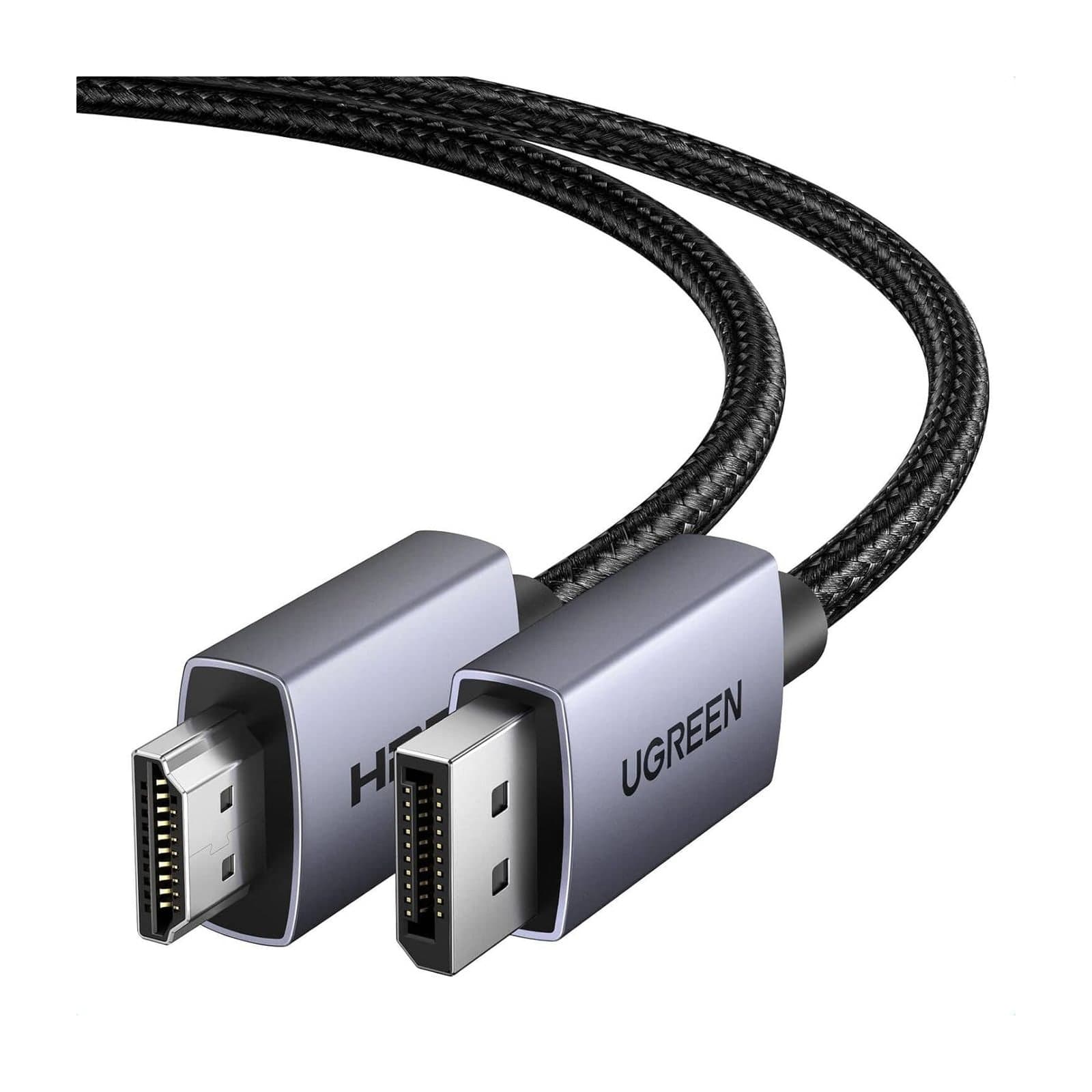 UGREEN DisplayPort to HDMI braided cable, 4K 30 Hz