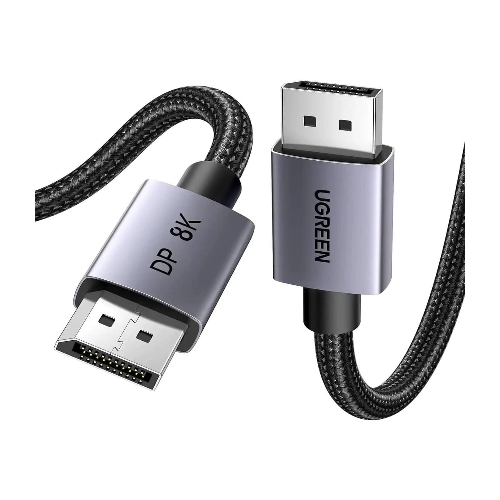UGREEN DisplayPort 1.4 braided cable, 8K 60 Hz