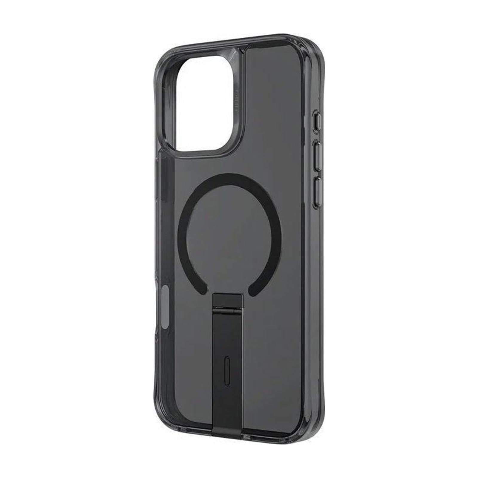Uniq Hybrid Eleva MagSafe Stand Case for iPhone 16 Pro Max, Black — alternate view