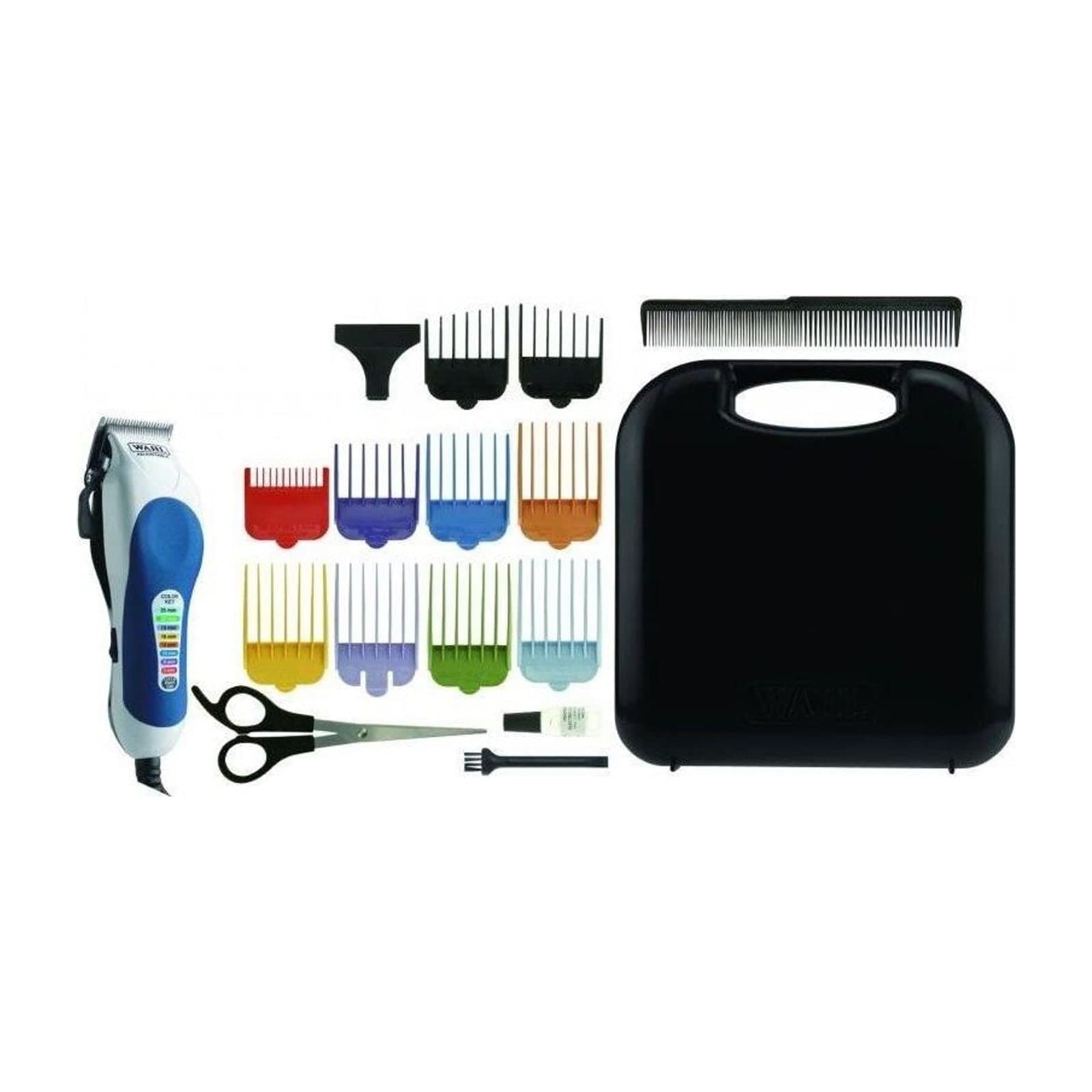 Wahl Cordless Hair Clipper 79400-637, Carbon Steel Blades, White and Blue — alternate view
