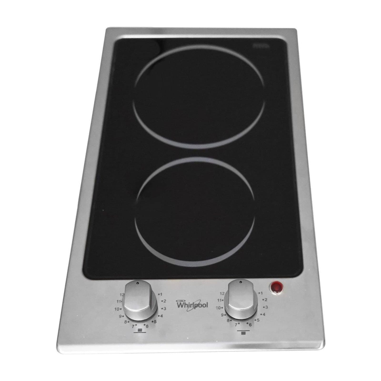 Whirlpool AKT 315IX Built-In Ceramic Domino Hob, 30 cm, Two Zones — alternate view