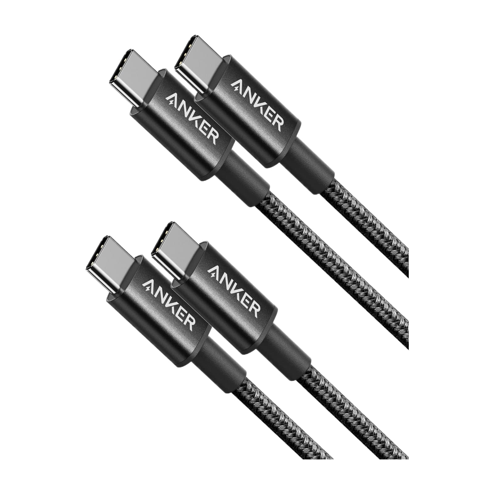 Anker USB-C to USB-C Cable 60 W, 1 m, Retail 2-Pack
