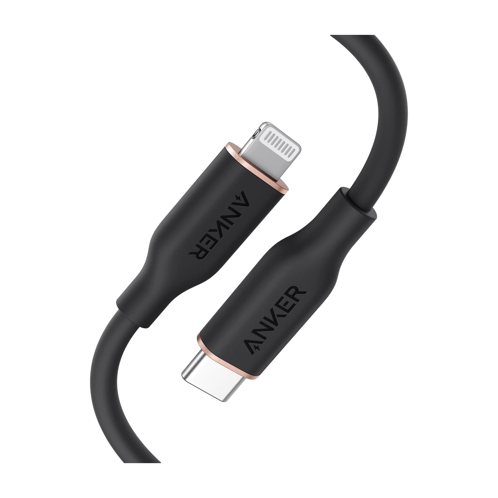 Anker PowerLine III Flow USB-C to Lightning Cable, 0.9 m, MFi Certified