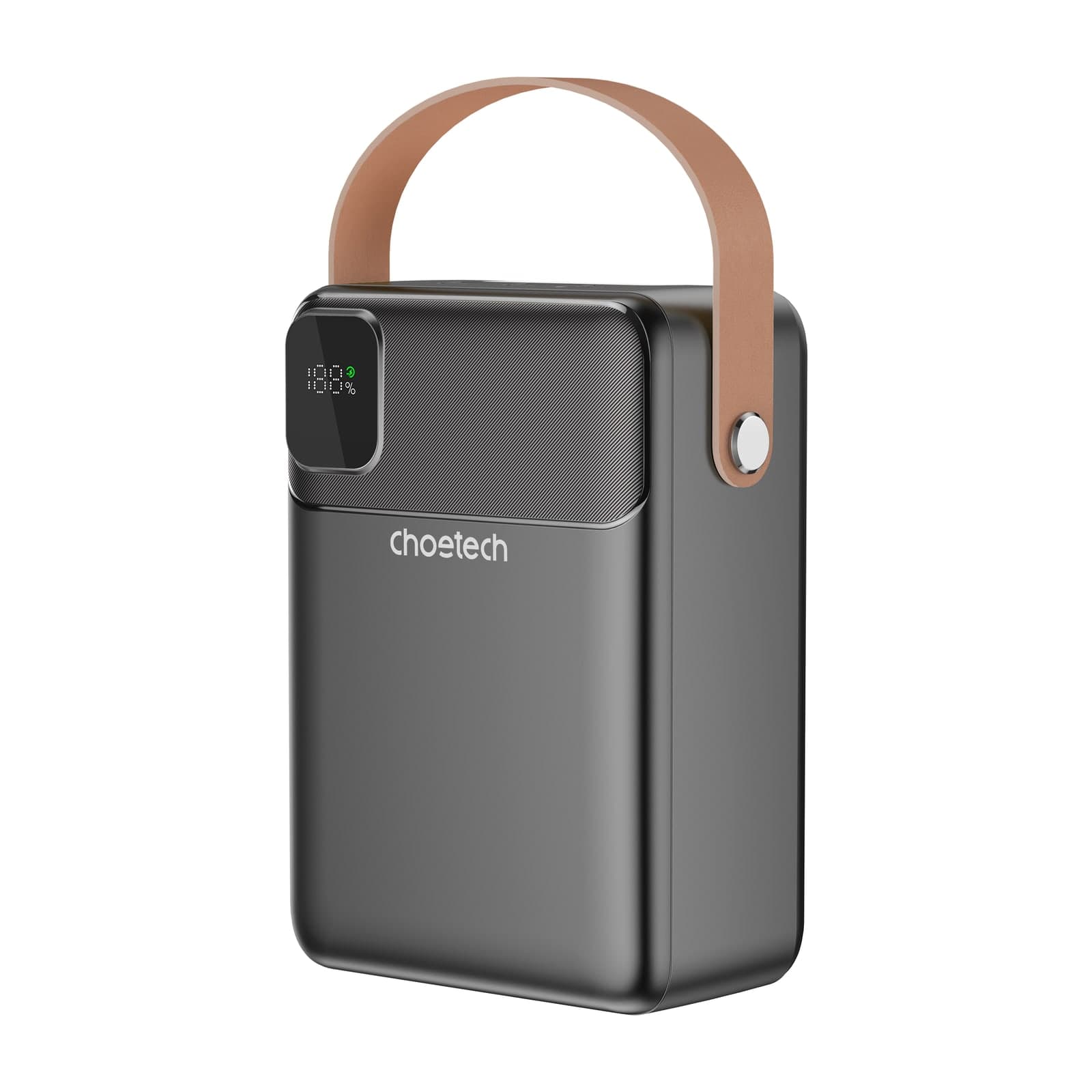 Choetech PowerLeap B668 High-Capacity Power Bank, 80000 mAh, 65 W, Grey