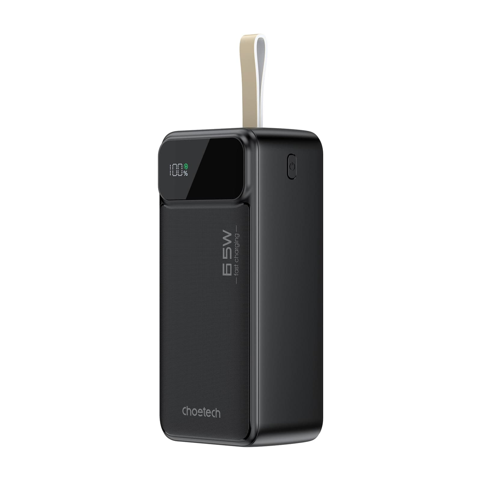 Choetech PowerLeap B734 Power Bank, 40000 mAh, 65 W, Digital Display, Black