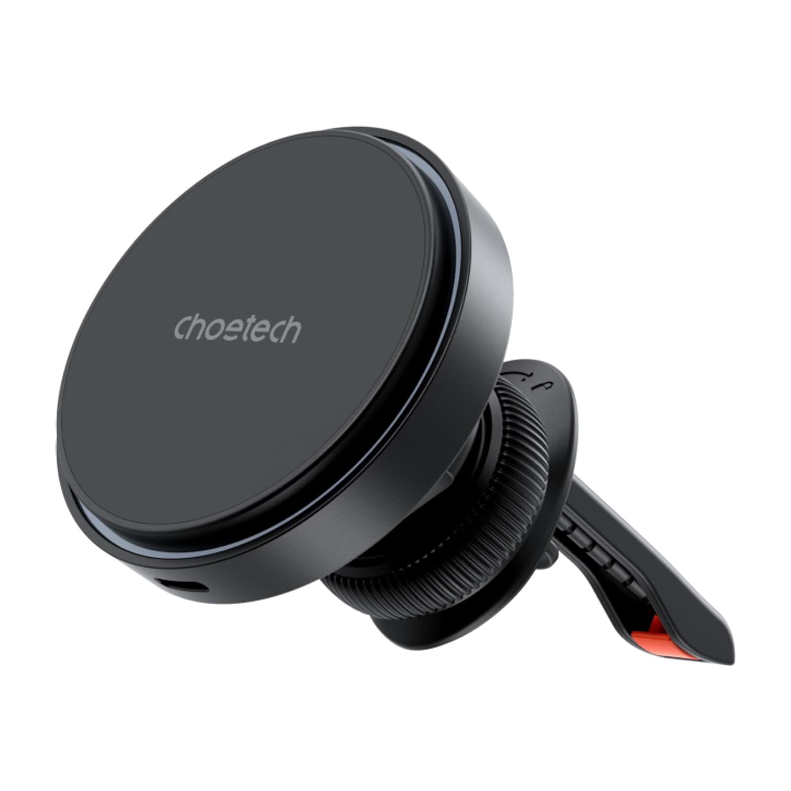 Choetech ZapUp T205-F Magnetic Wireless Car Charger with Holder, 15W, Black