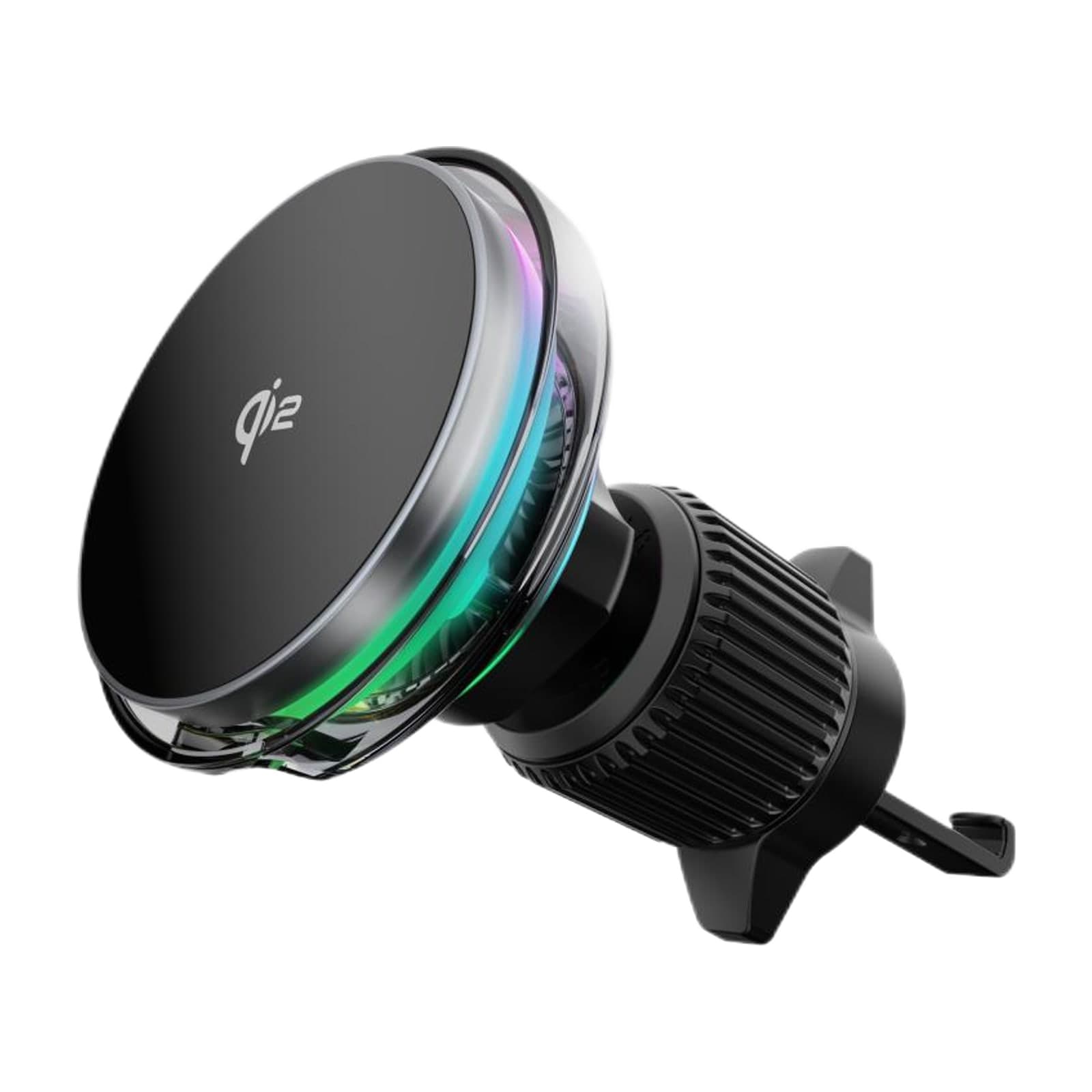 Choetech ZapUp T233-F Qi2 Magnetic Car Charger with Cooling Fan, 15W, Black