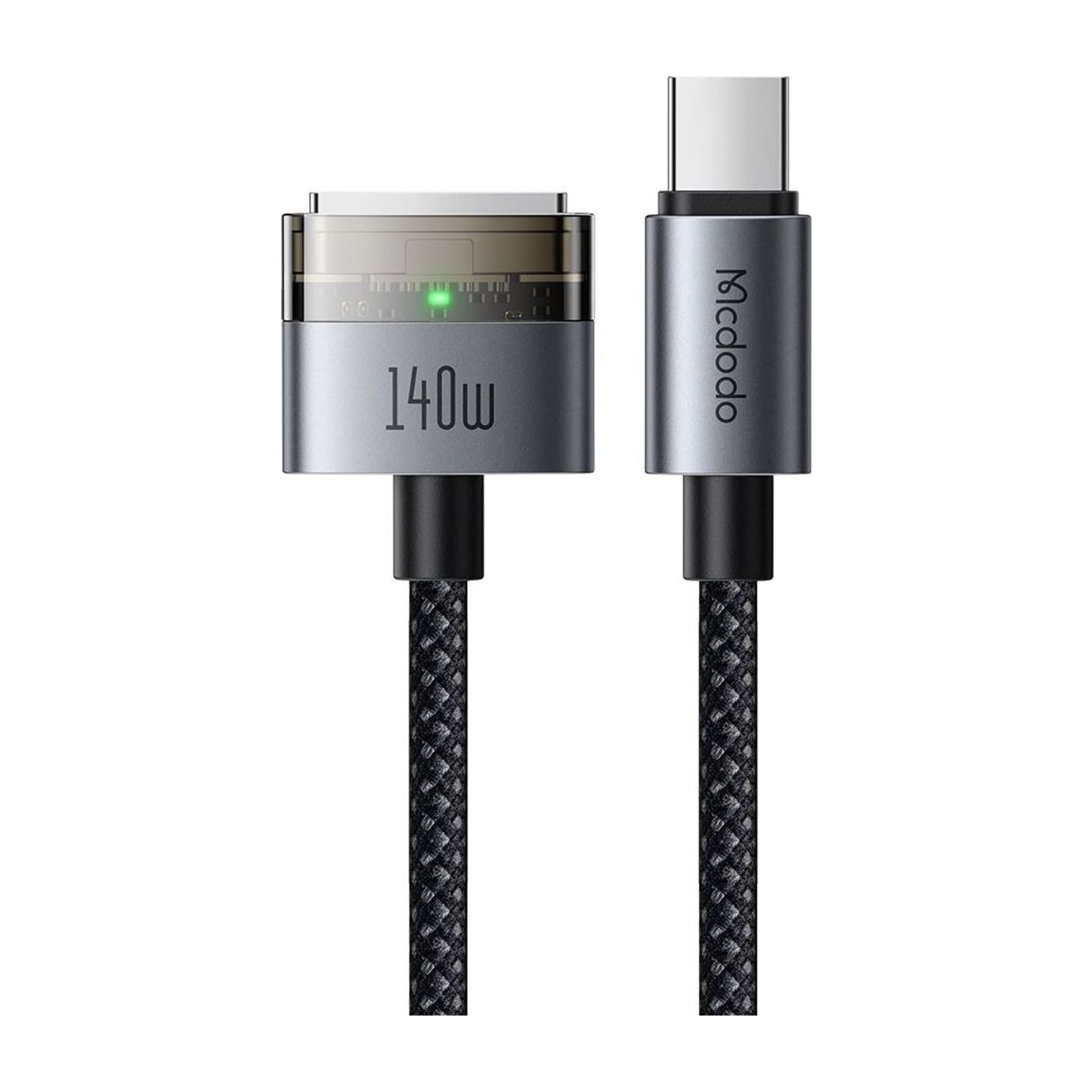 Mcdodo CA-207 USB-C to MagSafe 3 Cable, 140 W, 2 m, with Charge Indicator