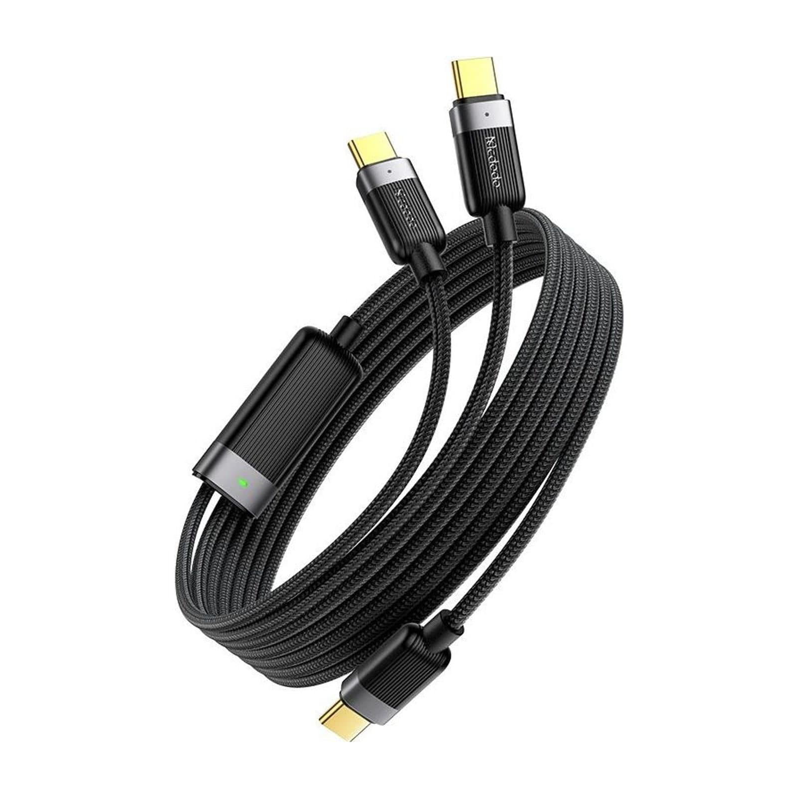 كابل تفريع Mcdodo CA-738 من USB-C إلى منفذَي USB-C، 100 W، بطول 1.5 m — alternate view