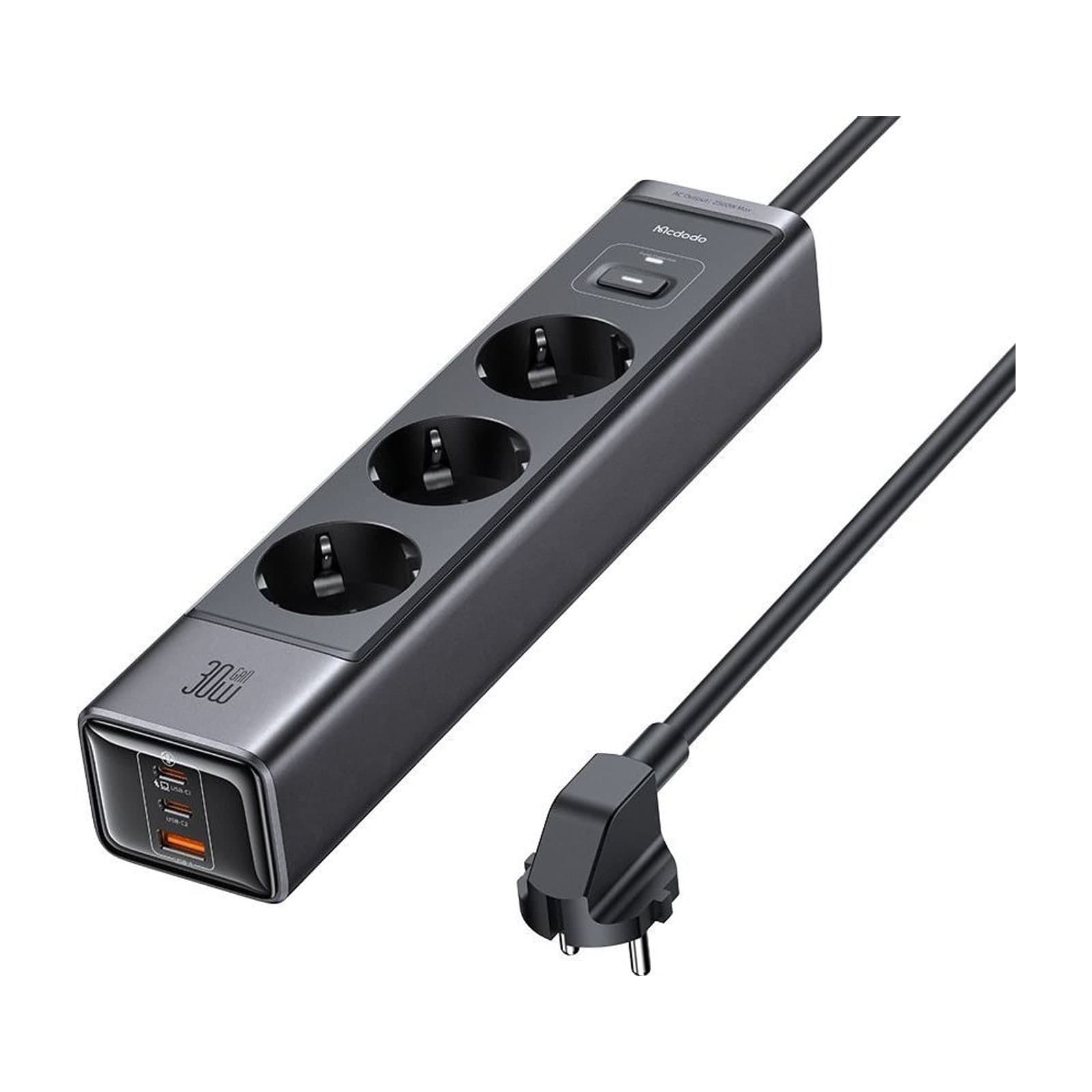 Mcdodo CH-062 GaN Charger 30 W, 2 USB-C and 1 USB-A