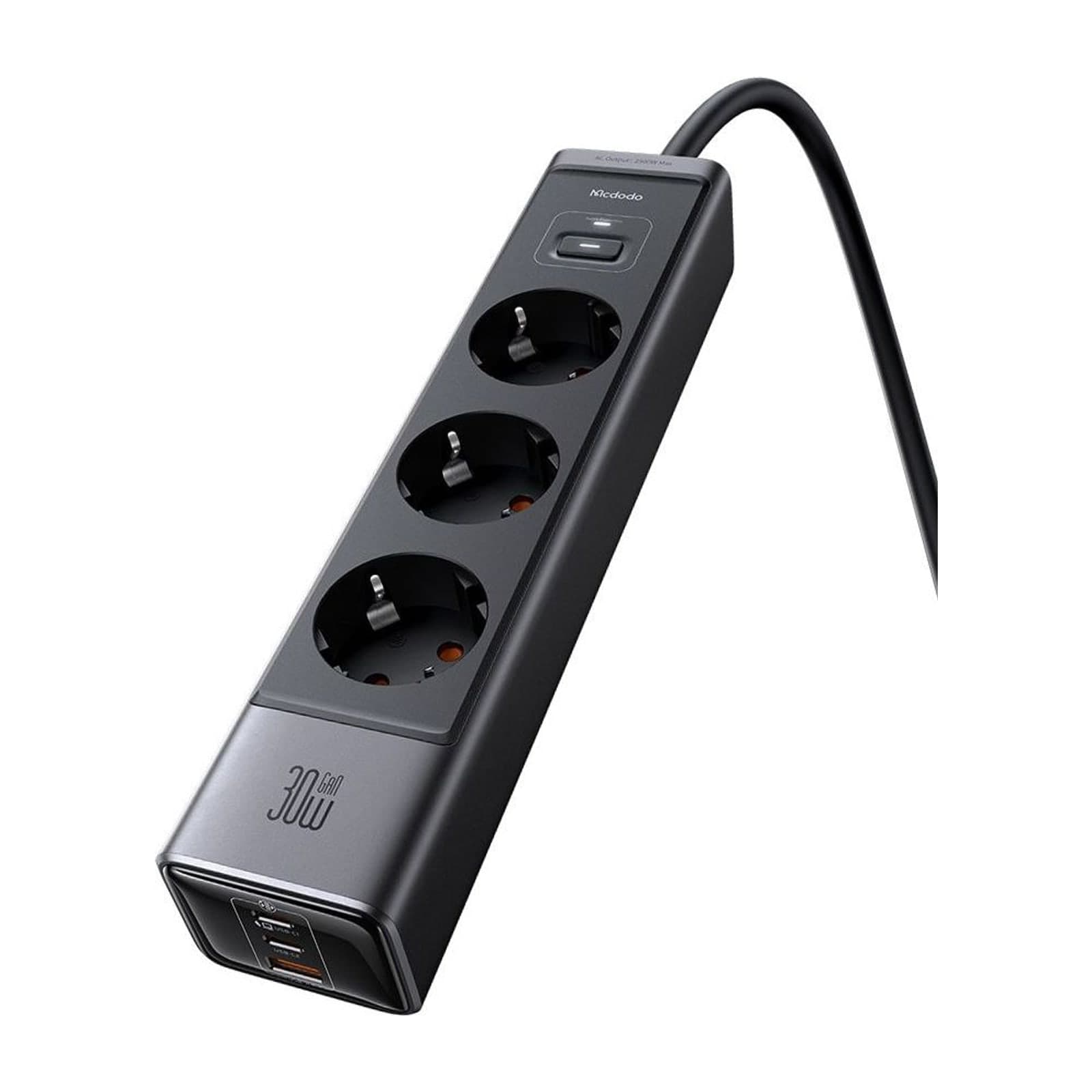 Mcdodo CH-062 GaN Charger 30 W, 2 USB-C and 1 USB-A — alternate view
