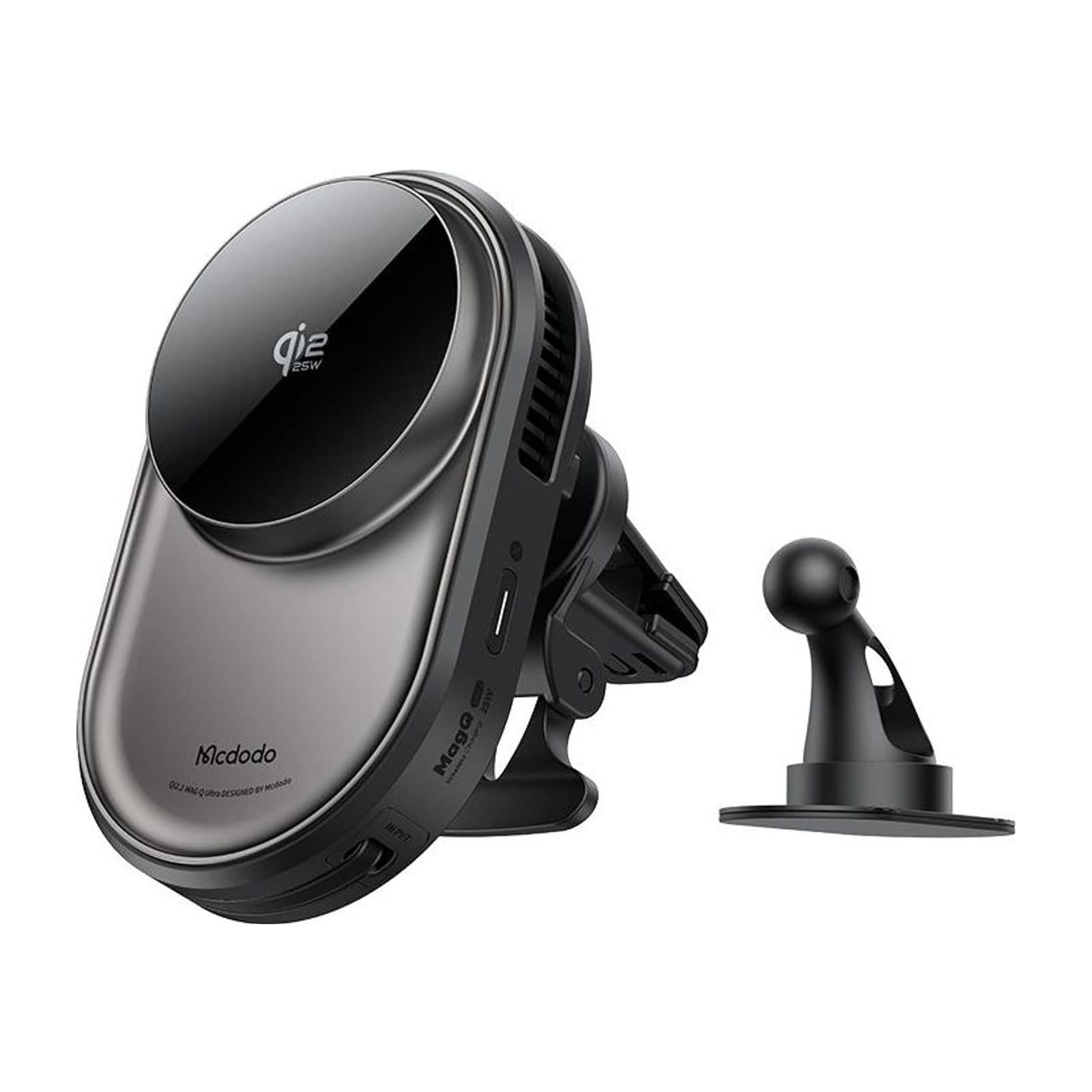 Mcdodo CH-840 Magnetic Wireless Car Charger 25 W with TEC Cooling and Retractable Cable — alternate view