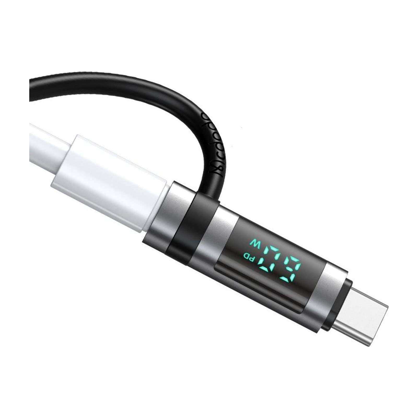 Mcdodo OT-018 Lightning to USB-C Adapter with Digital Display — alternate view