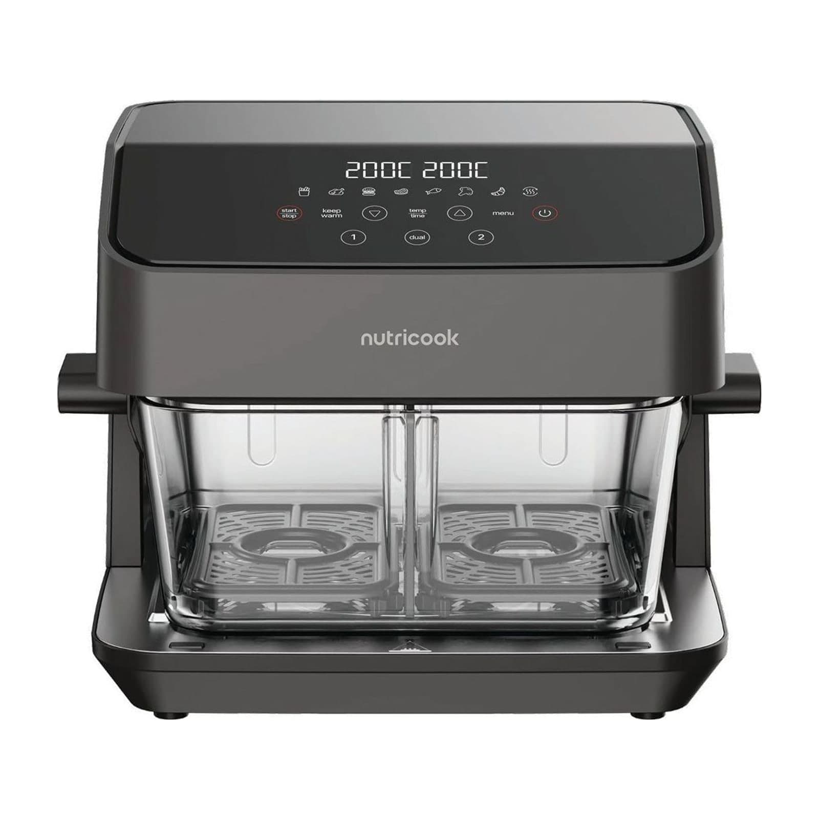 Nutricook Healthi Flex Glass Air Fryer AFH510, 7.6 L, 2200 W