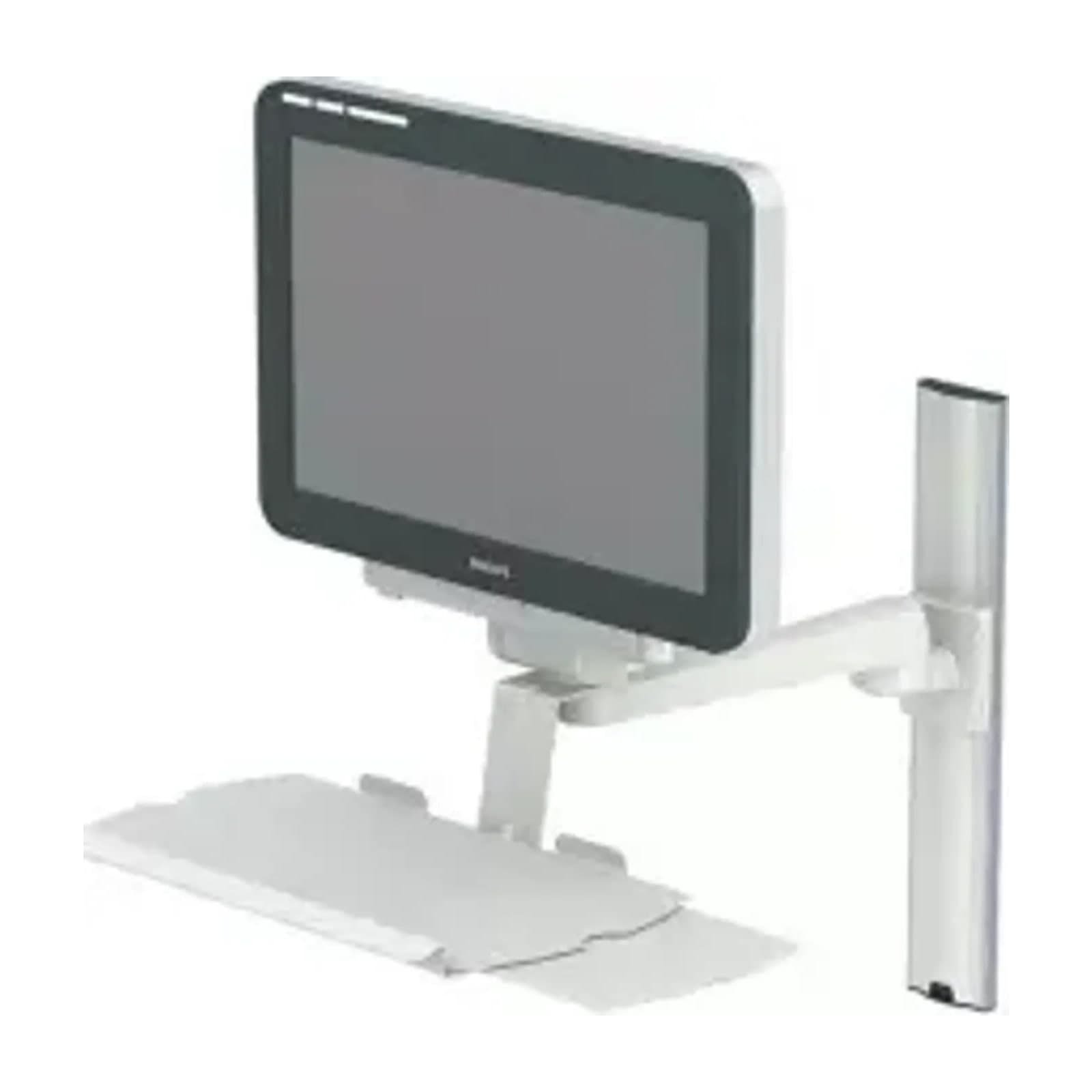 Philips Single pivot arm (325mm) mounting options, with keyboard holder (HCMNT373)