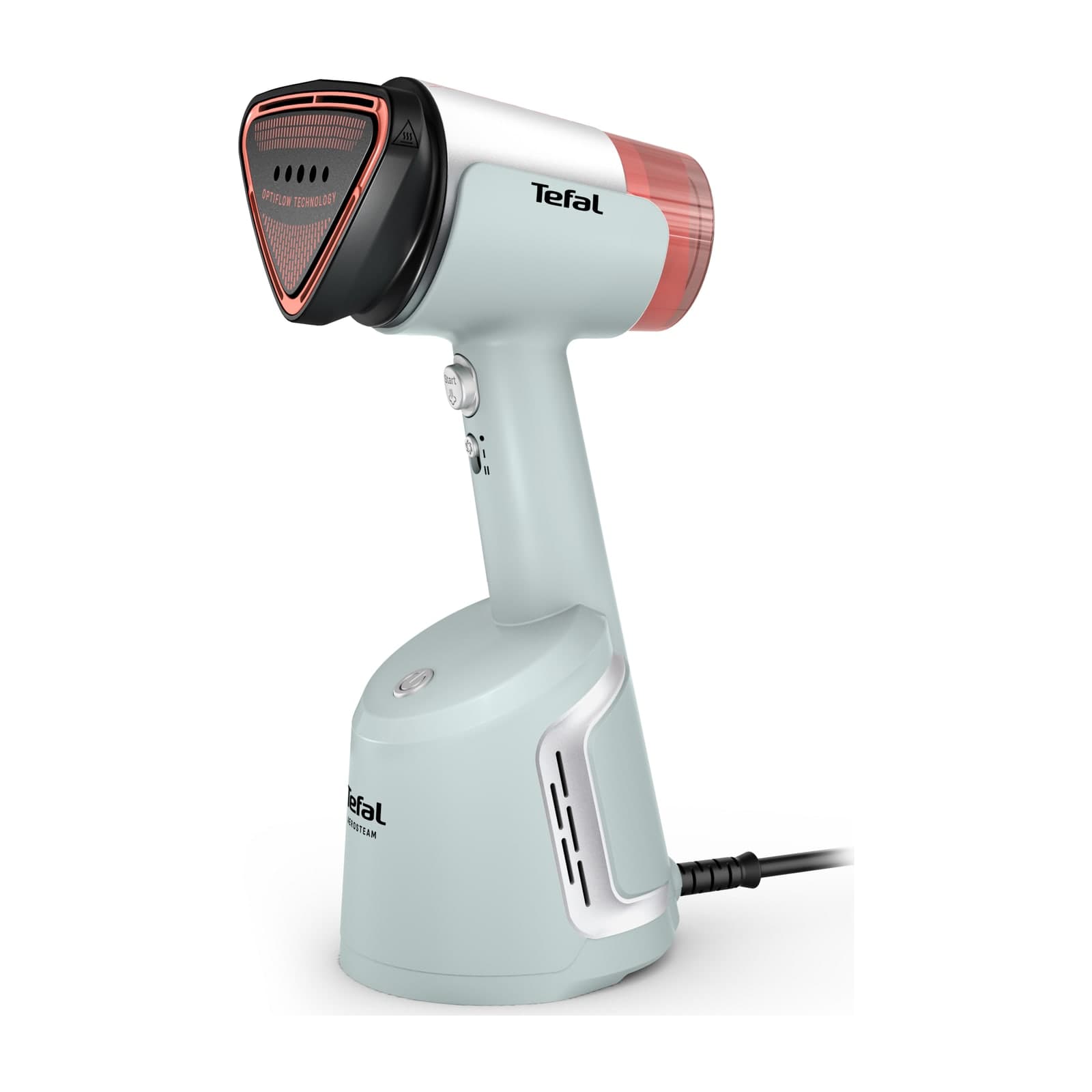 Tefal Aerosteam DT9814G0 Handheld Garment Steamer, White and Light Green, UK Plug