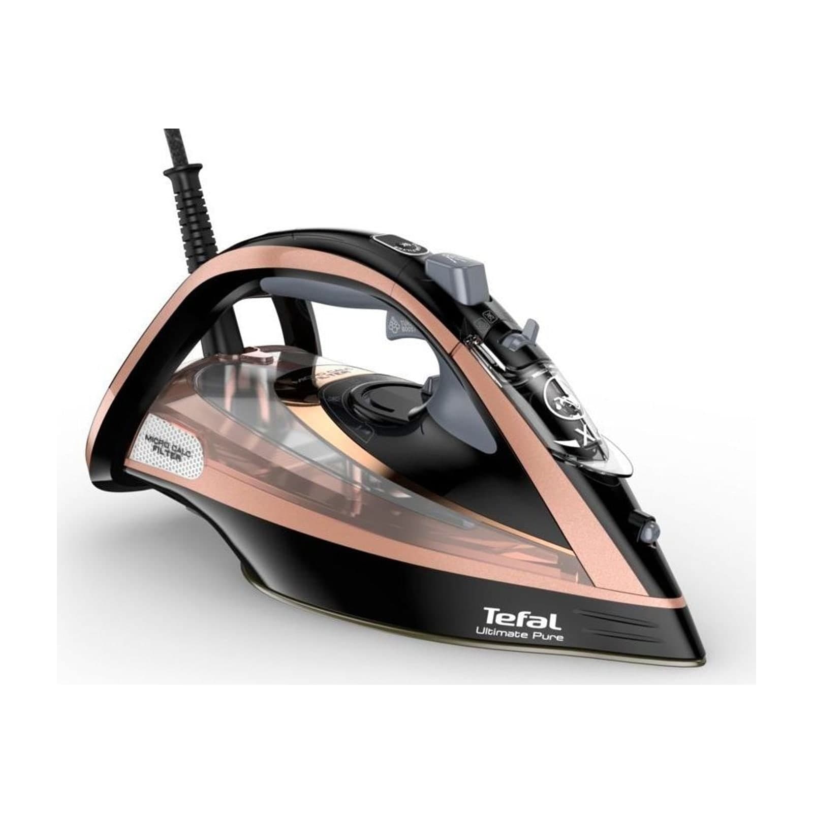 Tefal Ultimate Pure FV9867E0 Steam Iron, 3000 W, Blush d'Été — alternate view