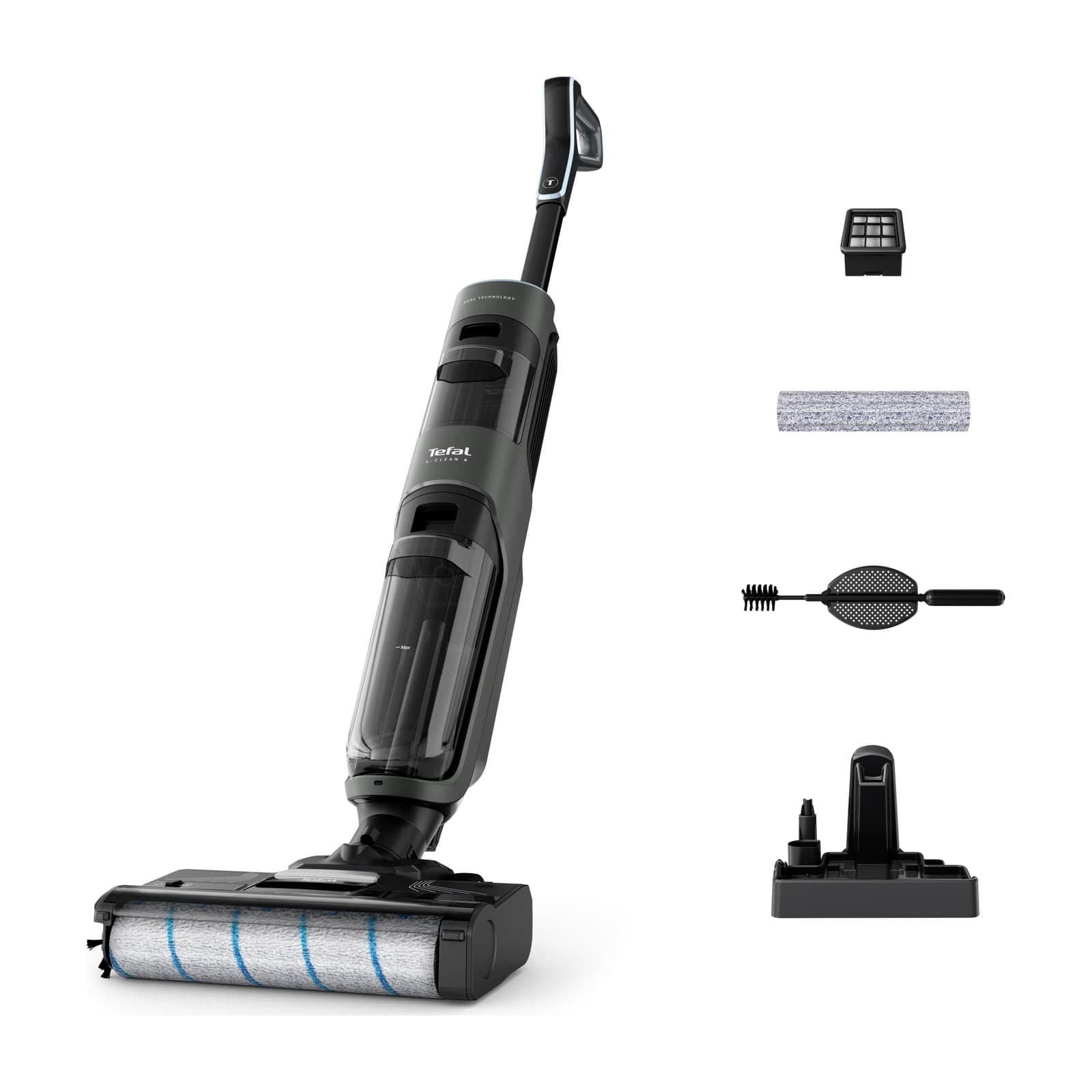 Tefal X-Clean 4 GF5035M0 Cordless Floor Washer, 200 W, 50 min, Self-Cleaning