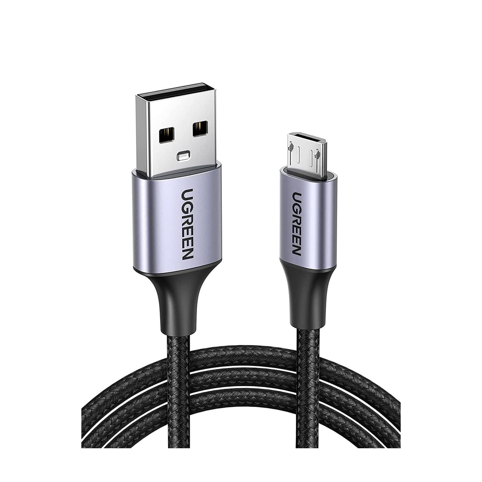 UGREEN braided Micro-USB fast-charging cable, 2 m